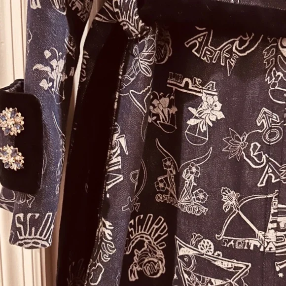 Zimmermann Kaleidoscope Stovepipe Jean in Zodiac Print